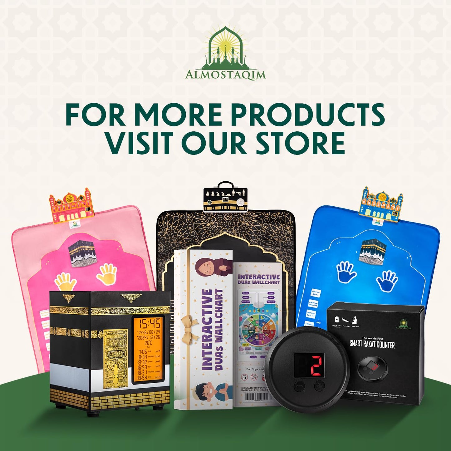 ALMOSTAQIM Azan Clock for Home