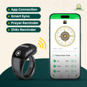 ALMOSTAQIM Tasbih Counter Zikr Rings, Smart Tasbeeh, Electronic Digital Tasbih Rings Adjustable Sizes Finger for Muslims, Prayer, Reminder, Home